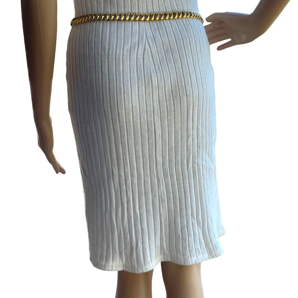 Vintage 90s To the Max off white/cream midi sweater dress - Picture 10 of 12